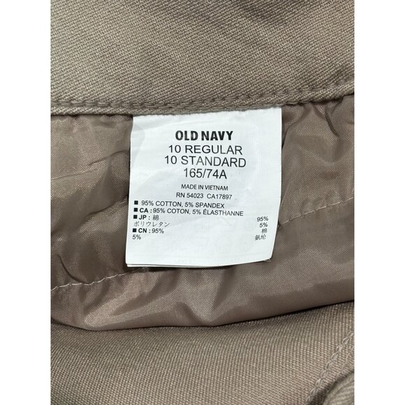 Old Navy Pixie Pant Womens Size 10 Regular Clay Beige - Picture 4 of 12